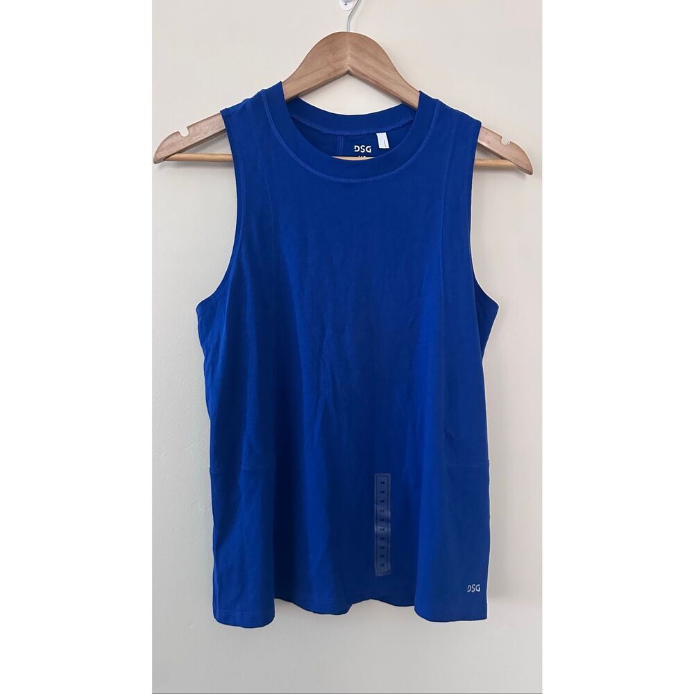 🌸 DSG Dicks Sporting Goods Royal Blue Sleeveless Athletic Tank Size XS New
